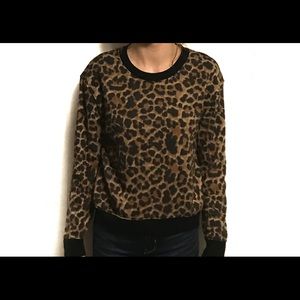 Leopard print sweatshirt